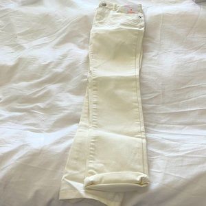 Gymboree adjustable waist off white skinny jeans